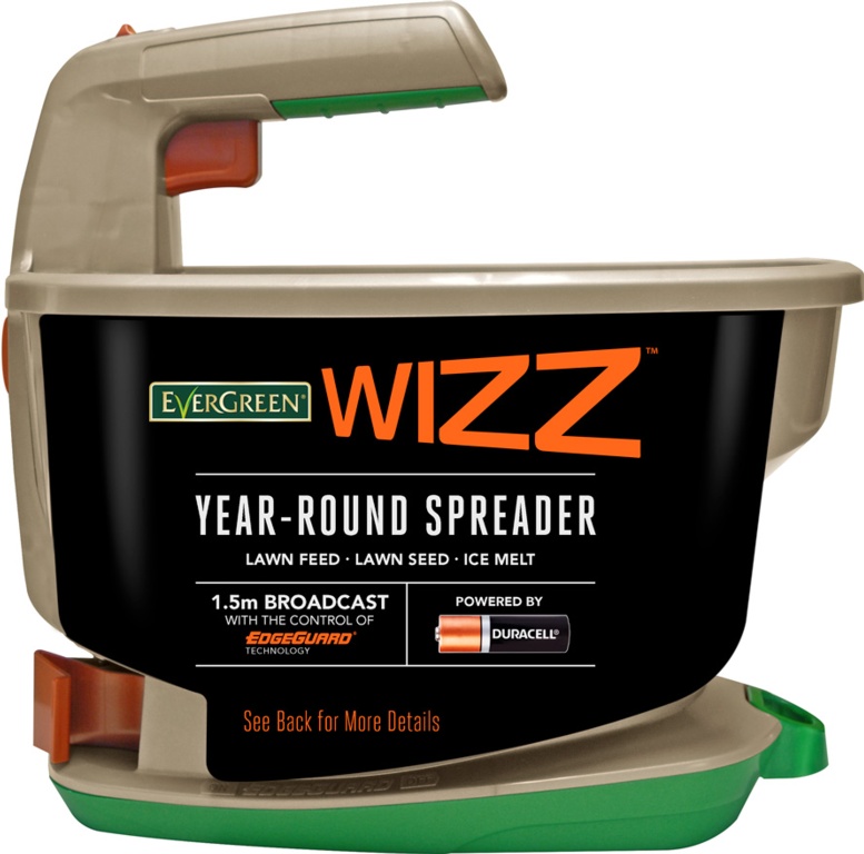 EverGreen Wizz Year Round Battery Operated Garden Handy Lawn Seeder